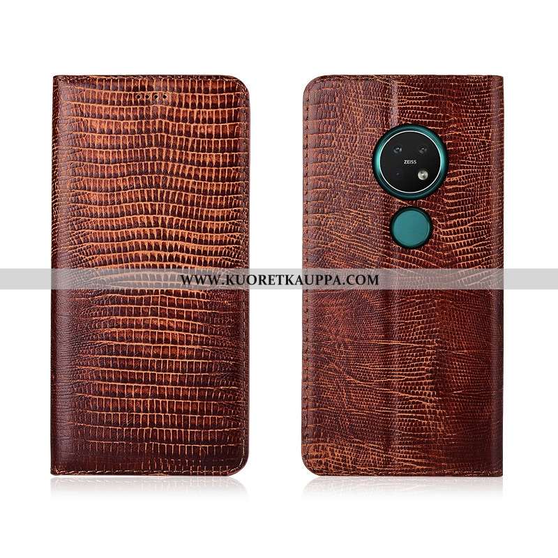 Kuori Nokia 7.2, Kuoret Nokia 7.2, Kotelo Nokia 7.2 Nahkakuori Pehmeä Neste All Inclusive Suojaus Kh