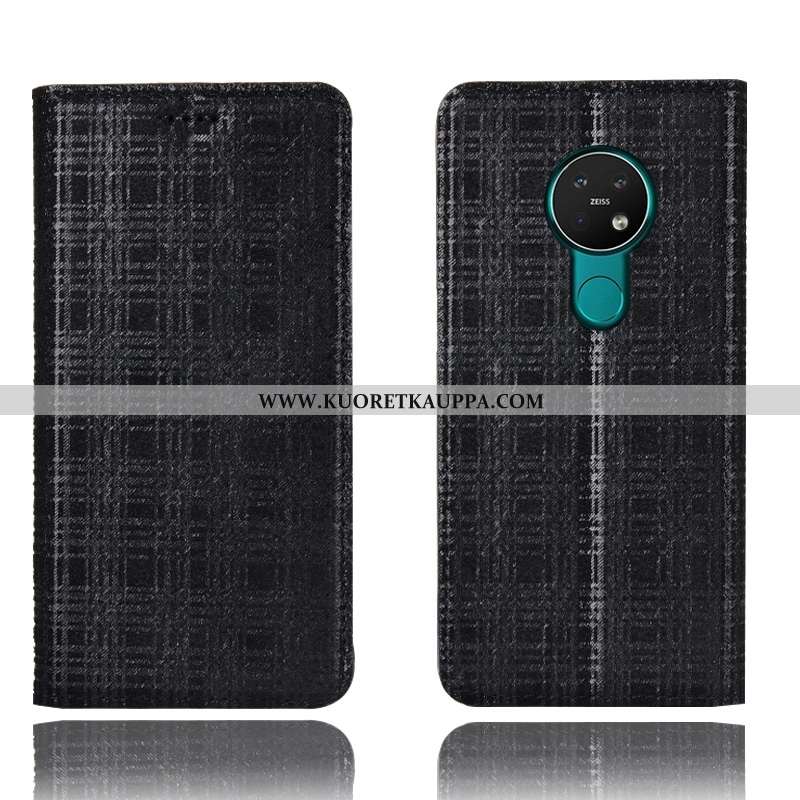 Kuori Nokia 7.2, Kuoret Nokia 7.2, Kotelo Nokia 7.2 Nahkakuori Suojaus Puhelimen Harmaa