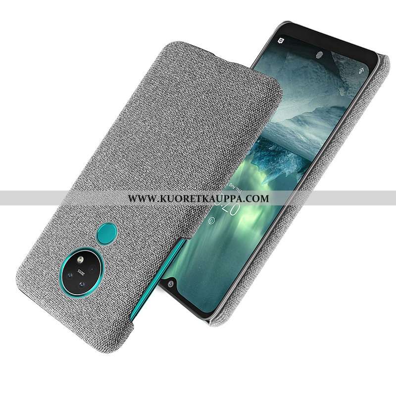 Kuori Nokia 7.2, Kuoret Nokia 7.2, Kotelo Nokia 7.2 Nahkakuori Suojaus Puhelimen Murtumaton Harmaa