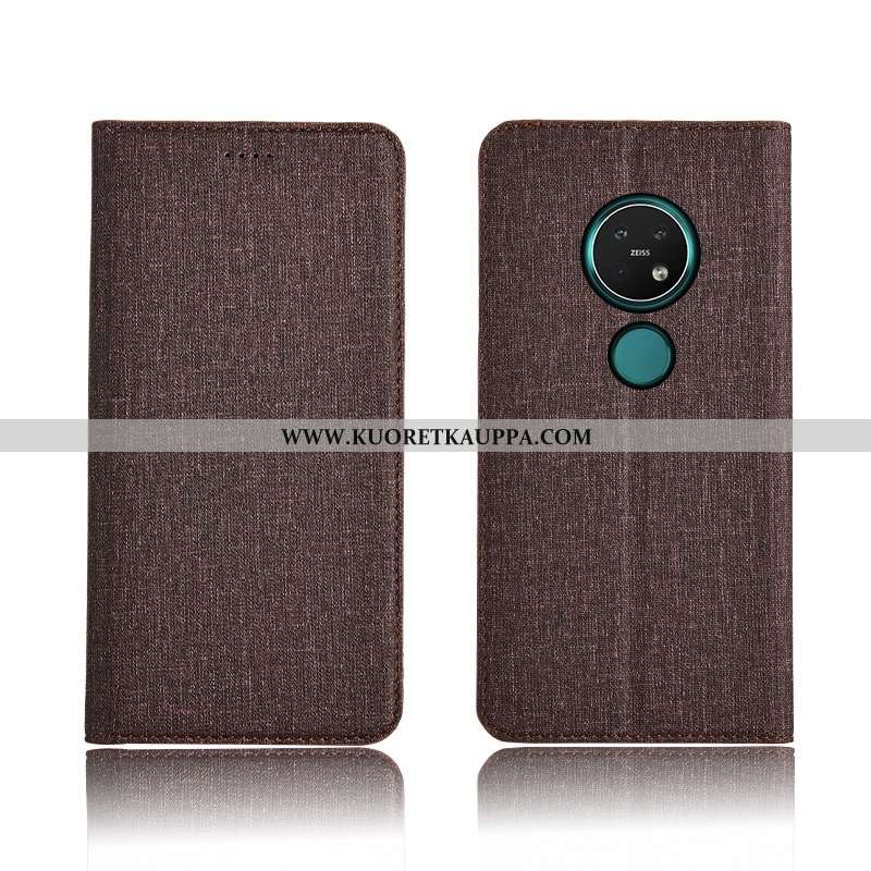 Kuori Nokia 7.2, Kuoret Nokia 7.2, Kotelo Nokia 7.2 Pehmeä Neste Silikoni All Inclusive Nahkakuori T