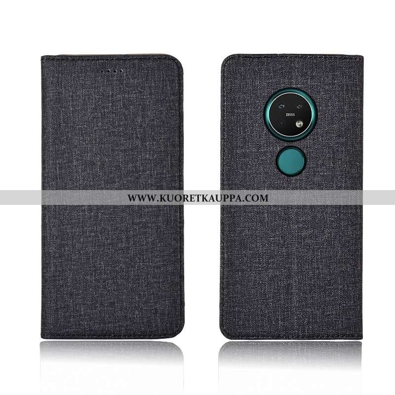 Kuori Nokia 7.2, Kuoret Nokia 7.2, Kotelo Nokia 7.2 Pehmeä Neste Silikoni All Inclusive Nahkakuori T