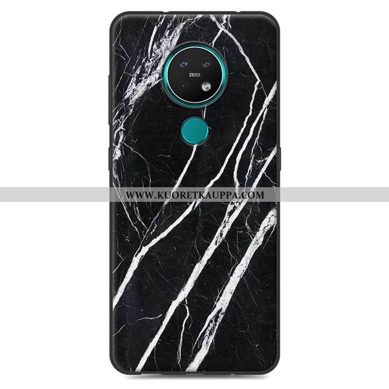 Kuori Nokia 7.2, Kuoret Nokia 7.2, Kotelo Nokia 7.2 Puu Pehmeä Neste Puhelimen Valkoinen