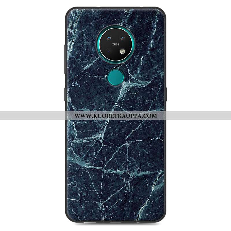 Kuori Nokia 7.2, Kuoret Nokia 7.2, Kotelo Nokia 7.2 Puu Pehmeä Neste Puhelimen Valkoinen