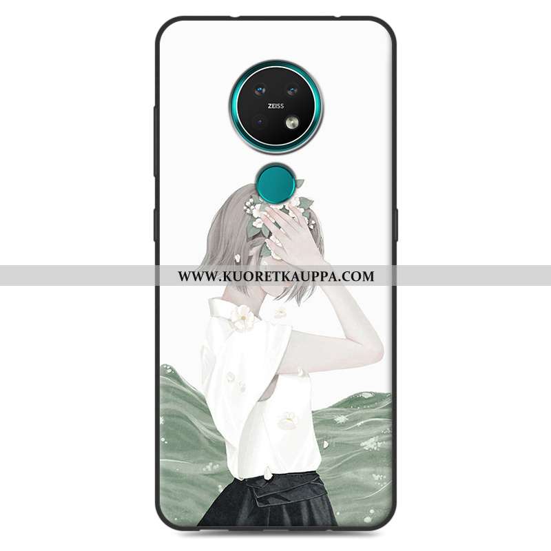 Kuori Nokia 7.2, Kuoret Nokia 7.2, Kotelo Nokia 7.2 Silikoni Jauhe Puhelimen Murtumaton Pinkki