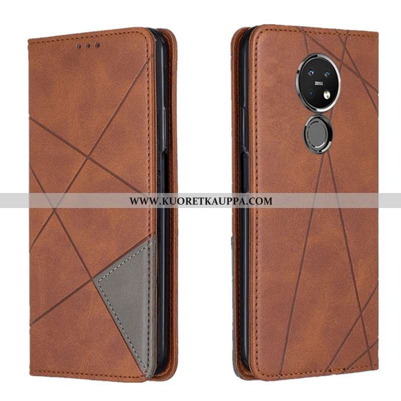 Kuori Nokia 7.2, Kuoret Nokia 7.2, Kotelo Nokia 7.2 Suojaus Nahkakuori Sininen Luova All Inclusive