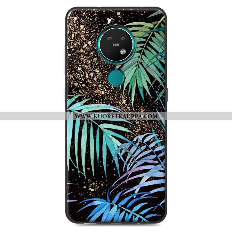 Kuori Nokia 7.2, Kuoret Nokia 7.2, Kotelo Nokia 7.2 Suojaus Pesty Suede Sarjakuva Harmaa