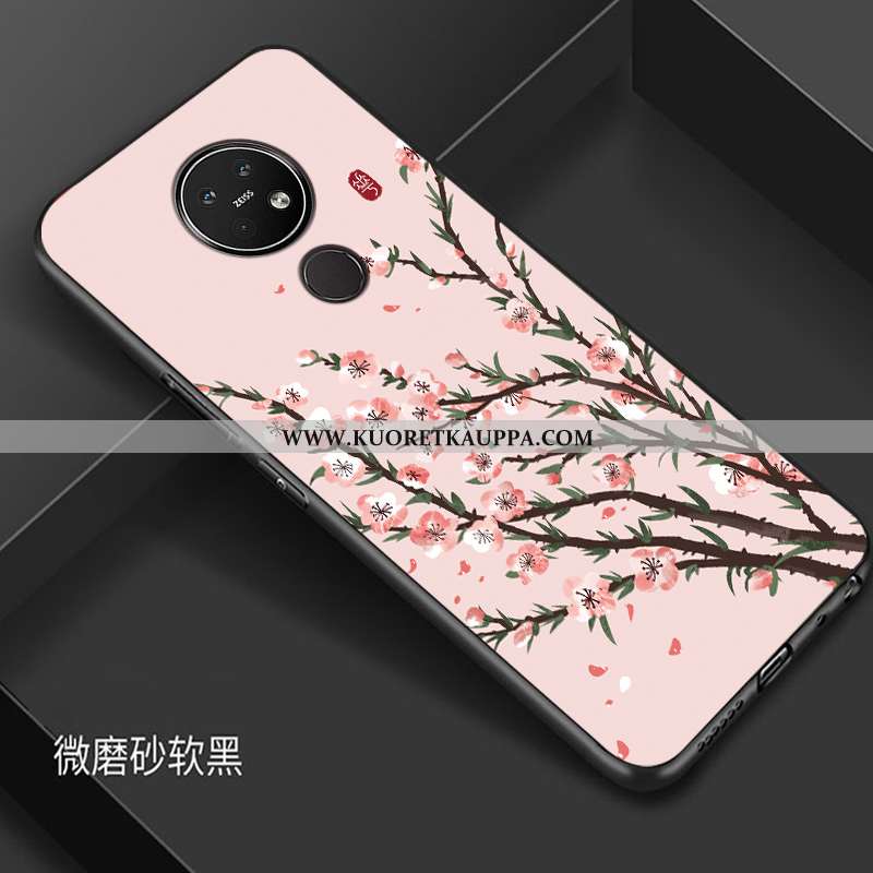 Kuori Nokia 7.2, Kuoret Nokia 7.2, Kotelo Nokia 7.2 Suojaus Tila Musta Yksinkertainen Mustat