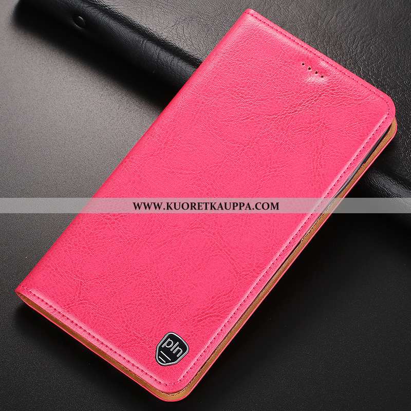 Kuori Nokia 7 Plus, Kuoret Nokia 7 Plus, Kotelo Nokia 7 Plus Kukkakuvio Suojaus Nahkakuori Ruskea