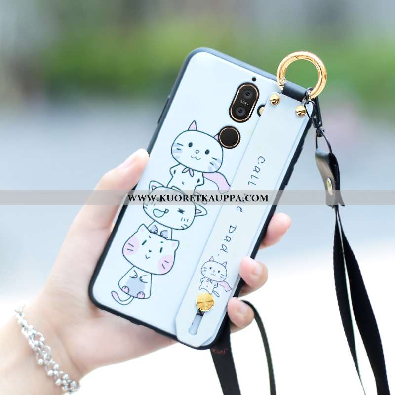 Kuori Nokia 7 Plus, Kuoret Nokia 7 Plus, Kotelo Nokia 7 Plus Pehmeä Neste Silikoni Suojaus Violetti