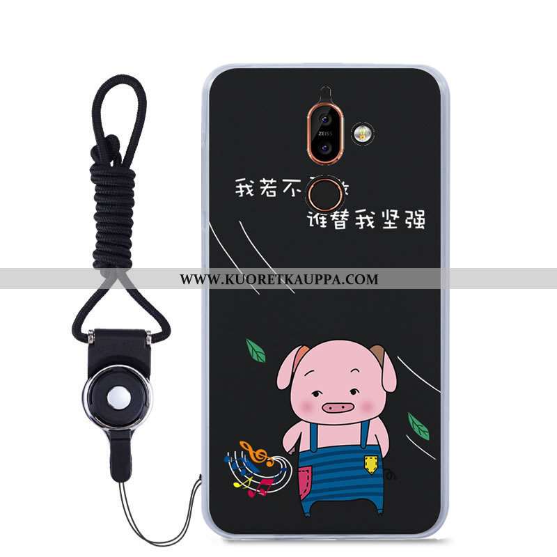 Kuori Nokia 7 Plus, Kuoret Nokia 7 Plus, Kotelo Nokia 7 Plus Pehmeä Neste Suojaus Väriset Sininen