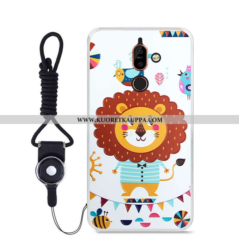 Kuori Nokia 7 Plus, Kuoret Nokia 7 Plus, Kotelo Nokia 7 Plus Pehmeä Neste Suojaus Väriset Sininen