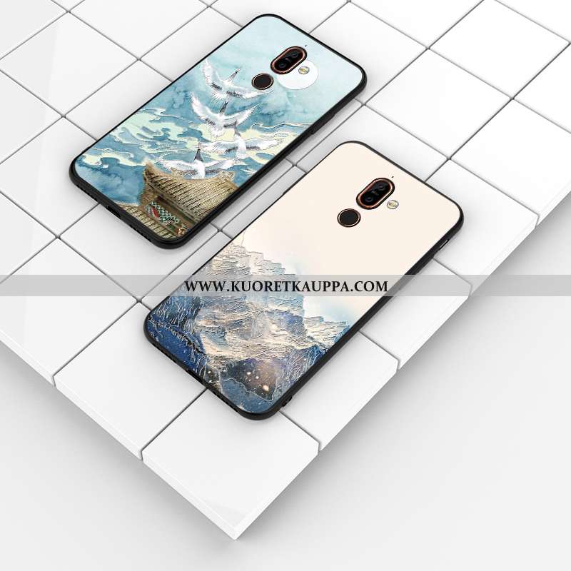 Kuori Nokia 7 Plus, Kuoret Nokia 7 Plus, Kotelo Nokia 7 Plus Persoonallisuus Kohokuviointi Pehmeä Ne