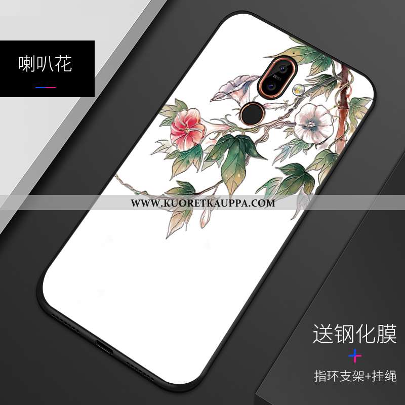 Kuori Nokia 7 Plus, Kuoret Nokia 7 Plus, Kotelo Nokia 7 Plus Persoonallisuus Kohokuviointi Pehmeä Ne