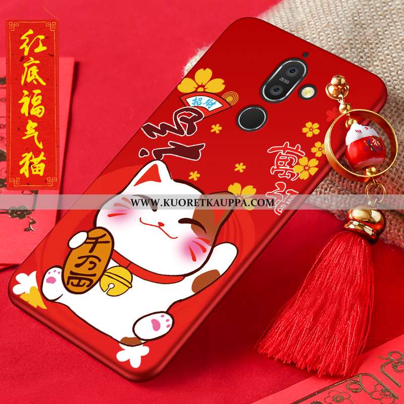 Kuori Nokia 7 Plus, Kuoret Nokia 7 Plus, Kotelo Nokia 7 Plus Sarjakuva Pehmeä Neste Rikkaus Persoona