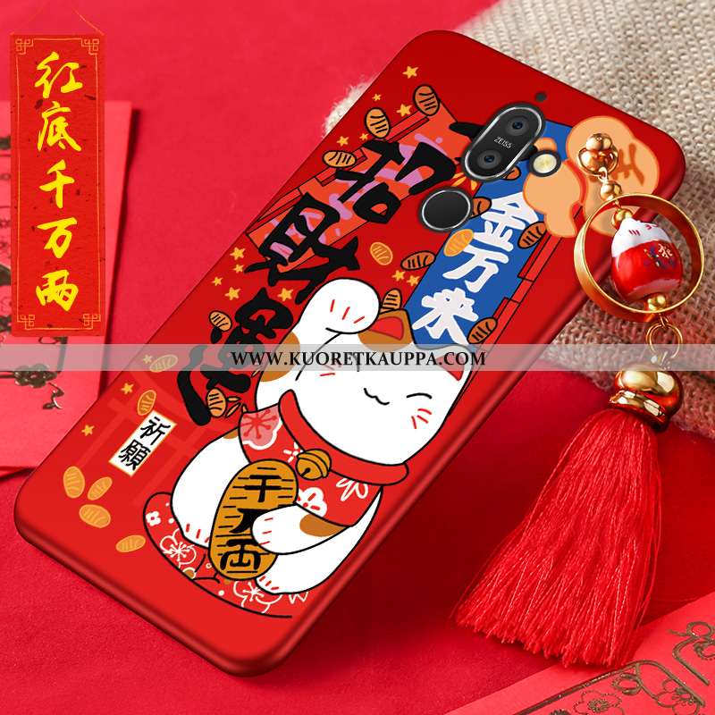 Kuori Nokia 7 Plus, Kuoret Nokia 7 Plus, Kotelo Nokia 7 Plus Sarjakuva Pehmeä Neste Rikkaus Persoona