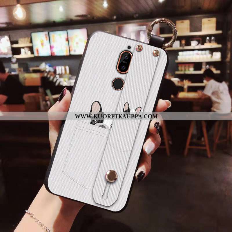 Kuori Nokia 7 Plus, Kuoret Nokia 7 Plus, Kotelo Nokia 7 Plus Silikoni Sarjakuva All Inclusive Punain