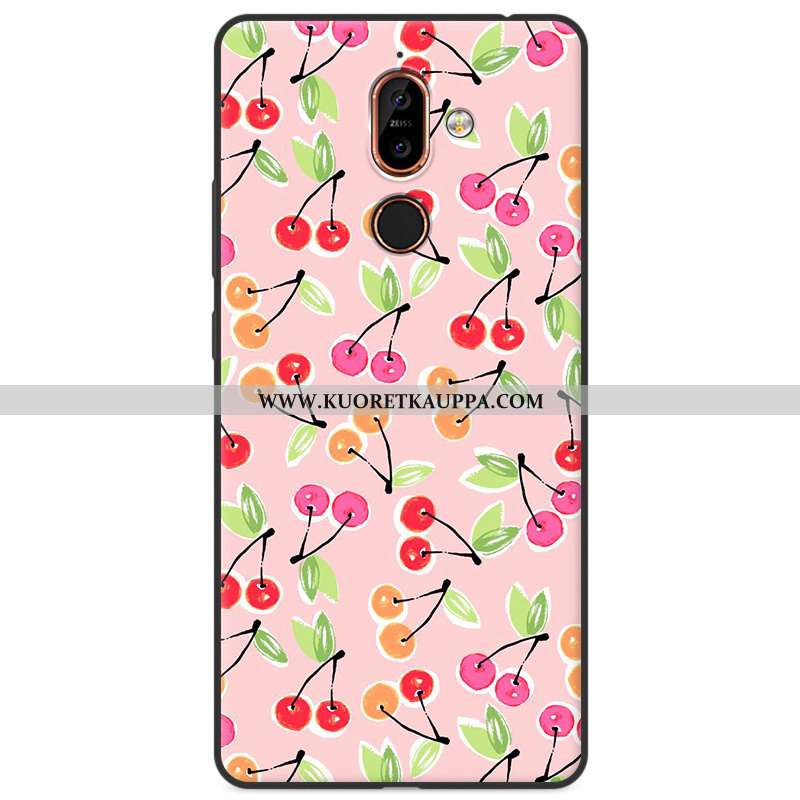 Kuori Nokia 7 Plus, Kuoret Nokia 7 Plus, Kotelo Nokia 7 Plus Silikoni Suojaus All Inclusive Moniväri