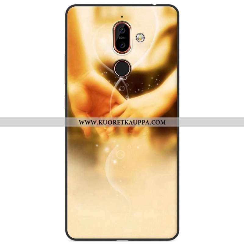 Kuori Nokia 7 Plus, Kuoret Nokia 7 Plus, Kotelo Nokia 7 Plus Silikoni Suojaus All Inclusive Moniväri