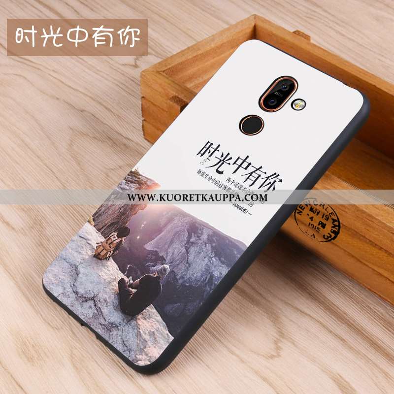 Kuori Nokia 7 Plus, Kuoret Nokia 7 Plus, Kotelo Nokia 7 Plus Silikoni Suojaus Murtumaton Puhelimen M