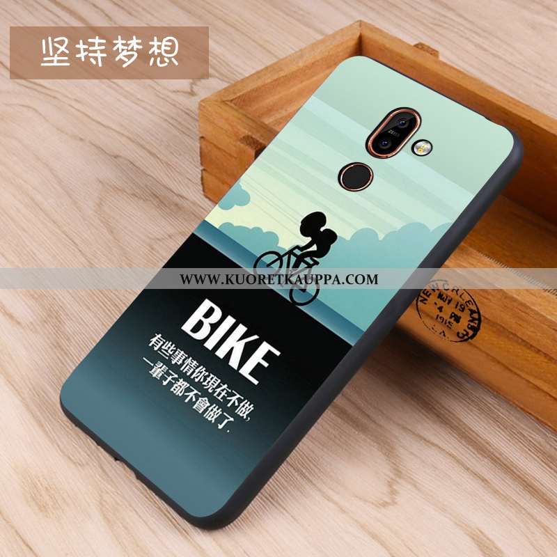 Kuori Nokia 7 Plus, Kuoret Nokia 7 Plus, Kotelo Nokia 7 Plus Silikoni Suojaus Murtumaton Puhelimen M