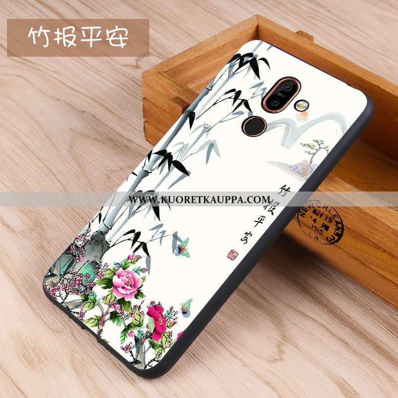 Kuori Nokia 7 Plus, Kuoret Nokia 7 Plus, Kotelo Nokia 7 Plus Silikoni Suojaus Murtumaton Puhelimen M