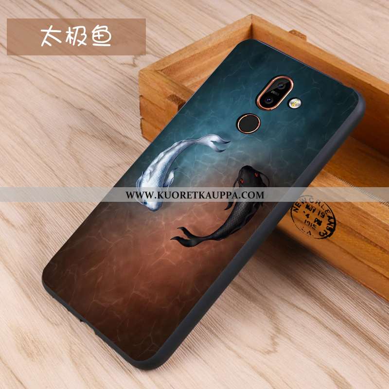 Kuori Nokia 7 Plus, Kuoret Nokia 7 Plus, Kotelo Nokia 7 Plus Silikoni Suojaus Murtumaton Puhelimen M