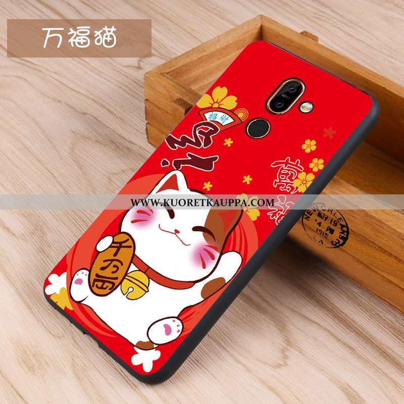 Kuori Nokia 7 Plus, Kuoret Nokia 7 Plus, Kotelo Nokia 7 Plus Silikoni Suojaus Murtumaton Puhelimen M