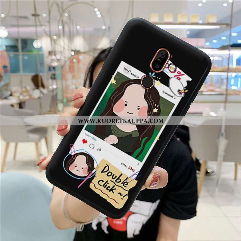 Kuori Nokia 7 Plus, Kuoret Nokia 7 Plus, Kotelo Nokia 7 Plus Silikoni Suojaus Puhelimen All Inclusiv