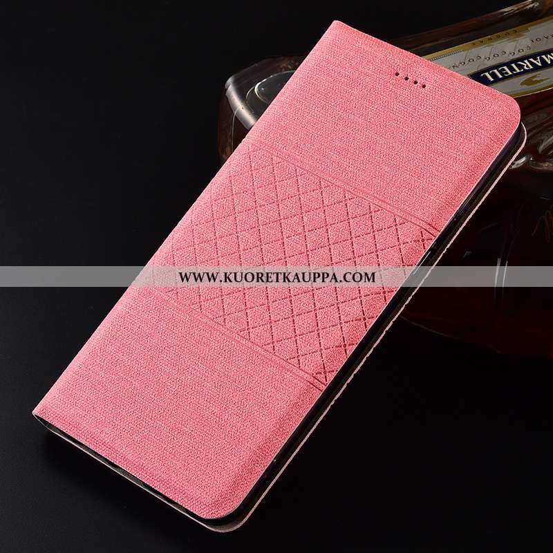 Kuori Nokia 7 Plus, Kuoret Nokia 7 Plus, Kotelo Nokia 7 Plus Suojaus Pellava Sininen Puhelimen