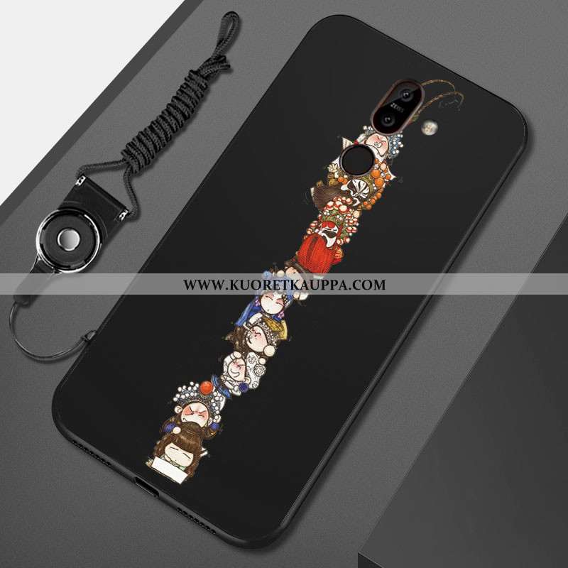 Kuori Nokia 7 Plus, Kuoret Nokia 7 Plus, Kotelo Nokia 7 Plus Suojaus Pesty Suede Murtumaton Puhelime