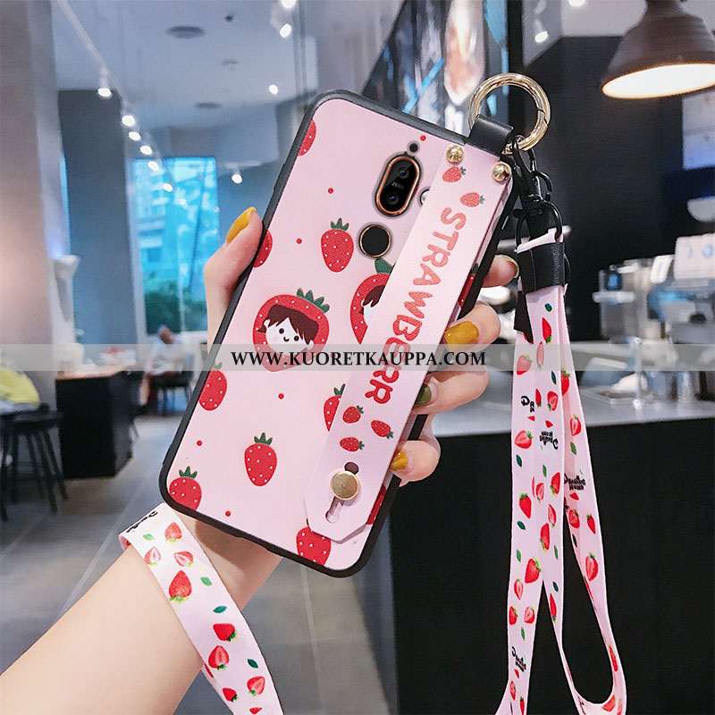 Kuori Nokia 7 Plus, Kuoret Nokia 7 Plus, Kotelo Nokia 7 Plus Suojaus Ripustettavat Koristeet Silikon