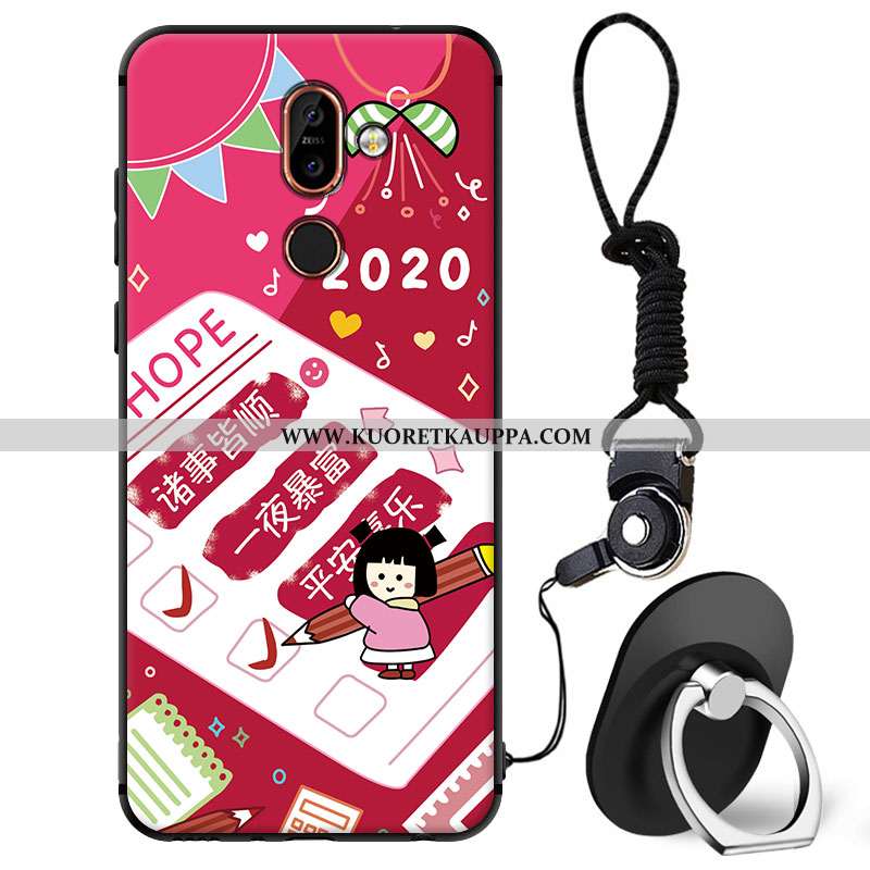 Kuori Nokia 7 Plus, Kuoret Nokia 7 Plus, Kotelo Nokia 7 Plus Suojaus Sarjakuva Puhelimen All Inclusi