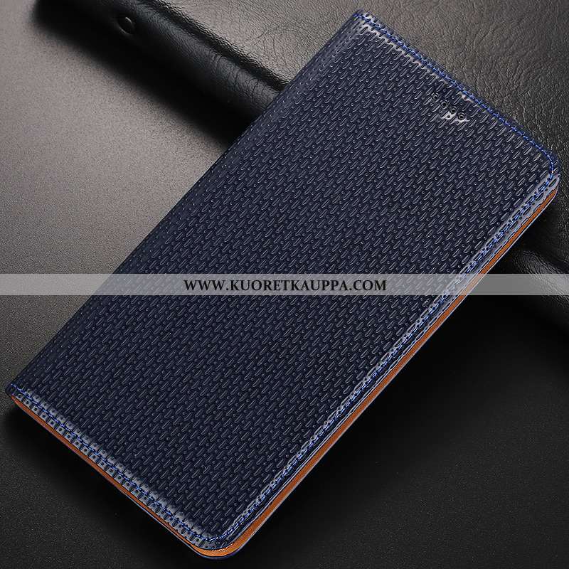 Kuori Nokia 8.1, Kuoret Nokia 8.1, Kotelo Nokia 8.1 Aito Nahka Suojaus Murtumaton Ruskea