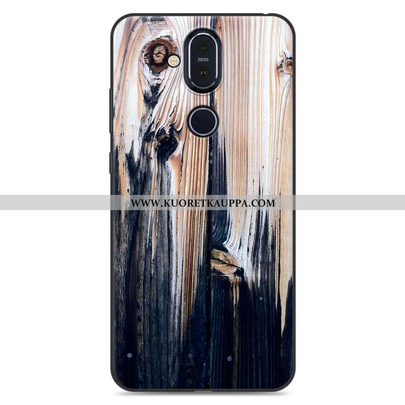 Kuori Nokia 8.1, Kuoret Nokia 8.1, Kotelo Nokia 8.1 Persoonallisuus Luova L Puhelimen Maalaus Valkoi