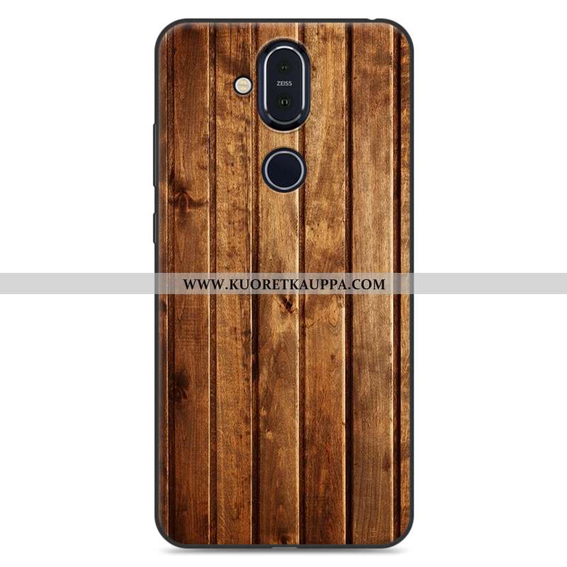 Kuori Nokia 8.1, Kuoret Nokia 8.1, Kotelo Nokia 8.1 Persoonallisuus Luova L Puhelimen Maalaus Valkoi