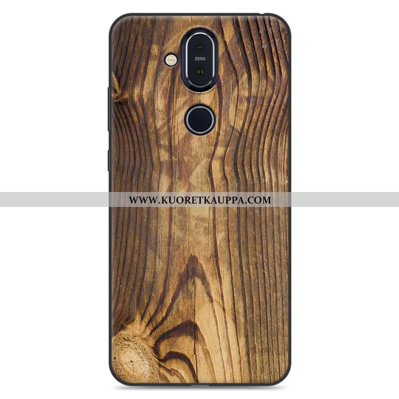 Kuori Nokia 8.1, Kuoret Nokia 8.1, Kotelo Nokia 8.1 Persoonallisuus Luova L Puhelimen Maalaus Valkoi