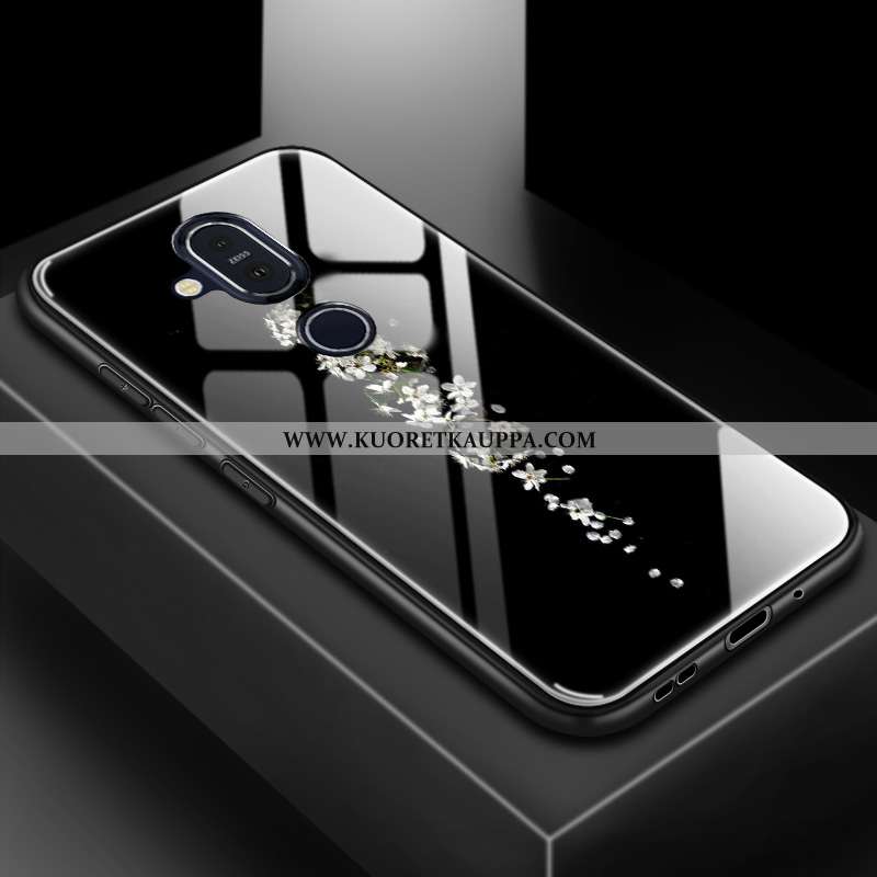 Kuori Nokia 8.1, Kuoret Nokia 8.1, Kotelo Nokia 8.1 Suojaus Lasi 2020 Muokata Sininen