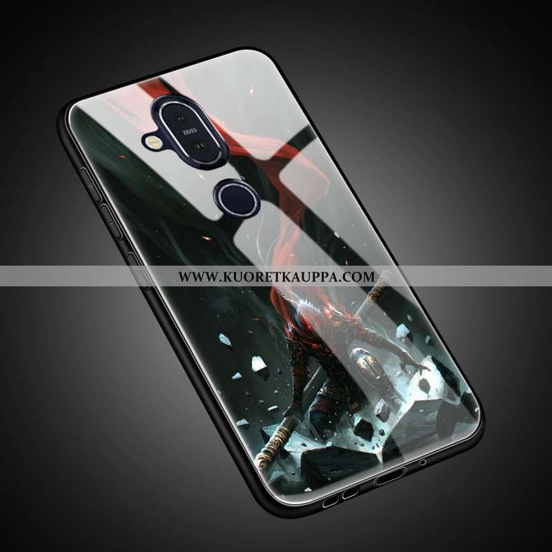 Kuori Nokia 8.1, Kuoret Nokia 8.1, Kotelo Nokia 8.1 Suojaus Lasi Suuntaus All Inclusive Ihana Kultai