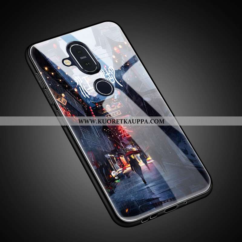 Kuori Nokia 8.1, Kuoret Nokia 8.1, Kotelo Nokia 8.1 Suojaus Lasi Suuntaus All Inclusive Ihana Kultai