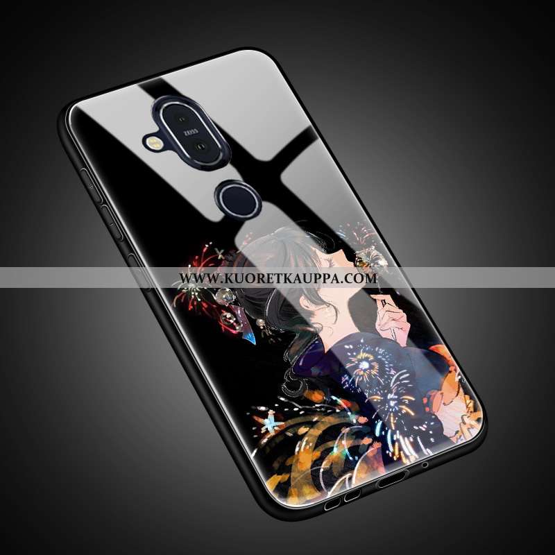 Kuori Nokia 8.1, Kuoret Nokia 8.1, Kotelo Nokia 8.1 Suojaus Lasi Suuntaus All Inclusive Ihana Kultai