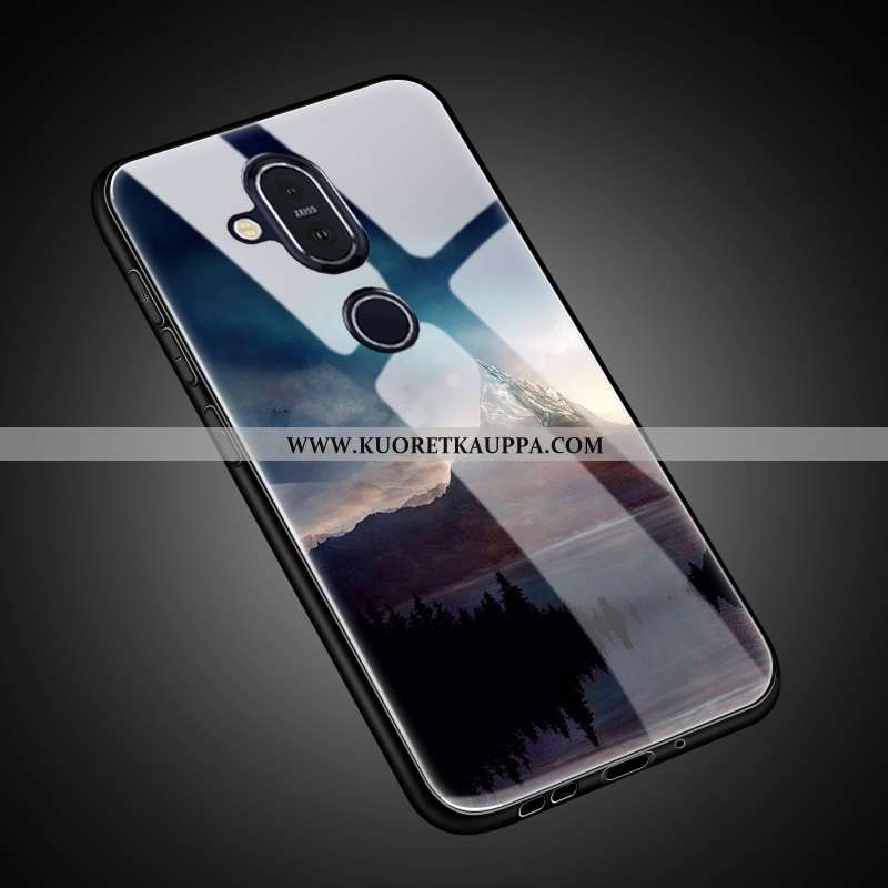 Kuori Nokia 8.1, Kuoret Nokia 8.1, Kotelo Nokia 8.1 Suojaus Lasi Suuntaus All Inclusive Ihana Kultai