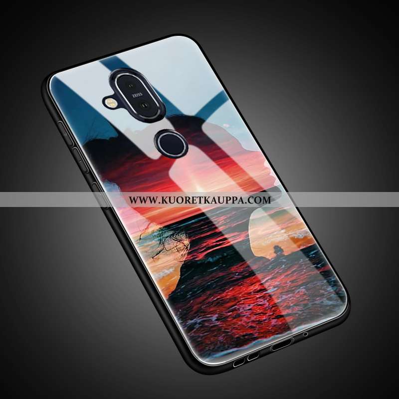 Kuori Nokia 8.1, Kuoret Nokia 8.1, Kotelo Nokia 8.1 Suojaus Lasi Suuntaus All Inclusive Ihana Kultai