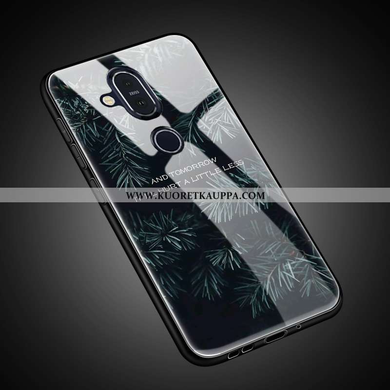 Kuori Nokia 8.1, Kuoret Nokia 8.1, Kotelo Nokia 8.1 Suojaus Lasi Suuntaus All Inclusive Ihana Kultai