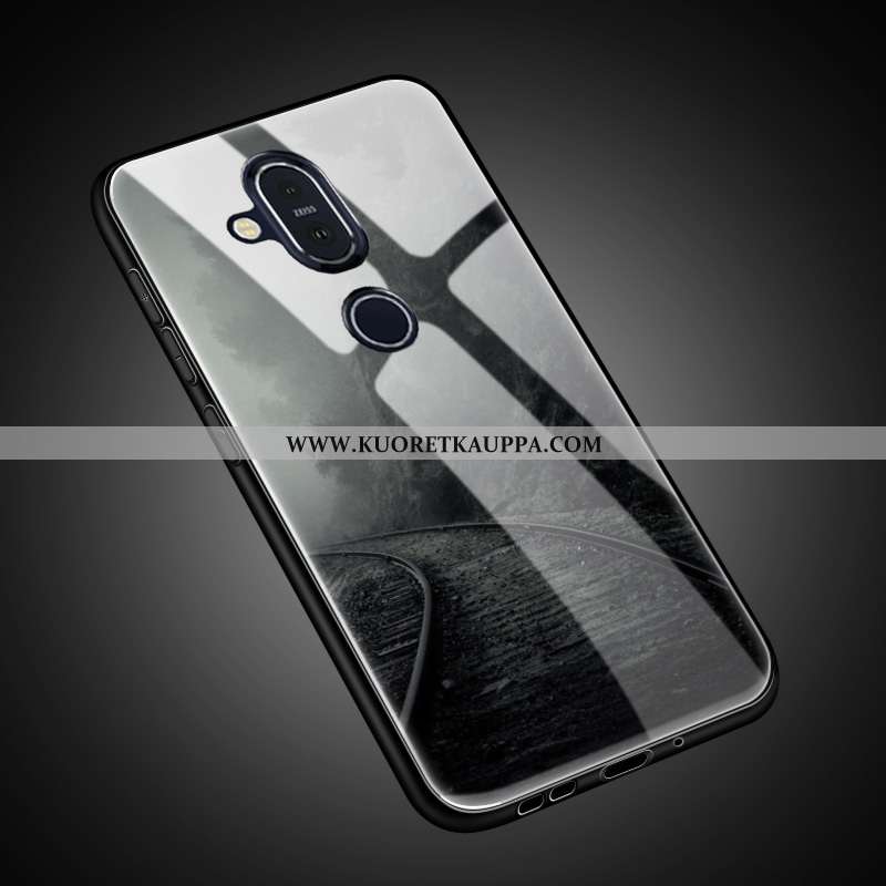 Kuori Nokia 8.1, Kuoret Nokia 8.1, Kotelo Nokia 8.1 Suojaus Lasi Suuntaus All Inclusive Ihana Kultai