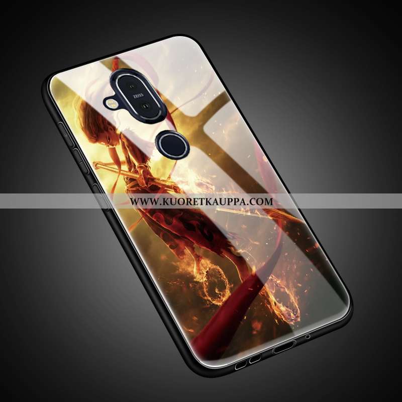 Kuori Nokia 8.1, Kuoret Nokia 8.1, Kotelo Nokia 8.1 Suojaus Lasi Suuntaus All Inclusive Ihana Kultai