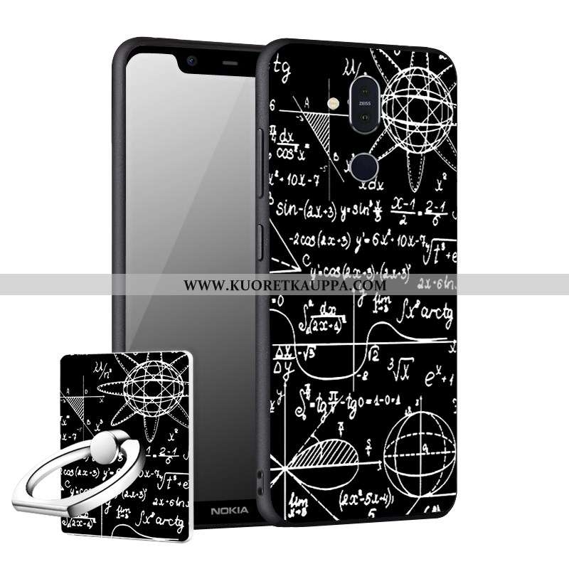 Kuori Nokia 8.1, Kuoret Nokia 8.1, Kotelo Nokia 8.1 Suojaus Pesty Suede Puhelimen Murtumaton Uusi Mu