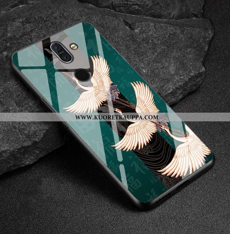 Kuori Nokia 8 Sirocco, Kuoret Nokia 8 Sirocco, Kotelo Nokia 8 Sirocco Luova Sarjakuva Punainen Puhel