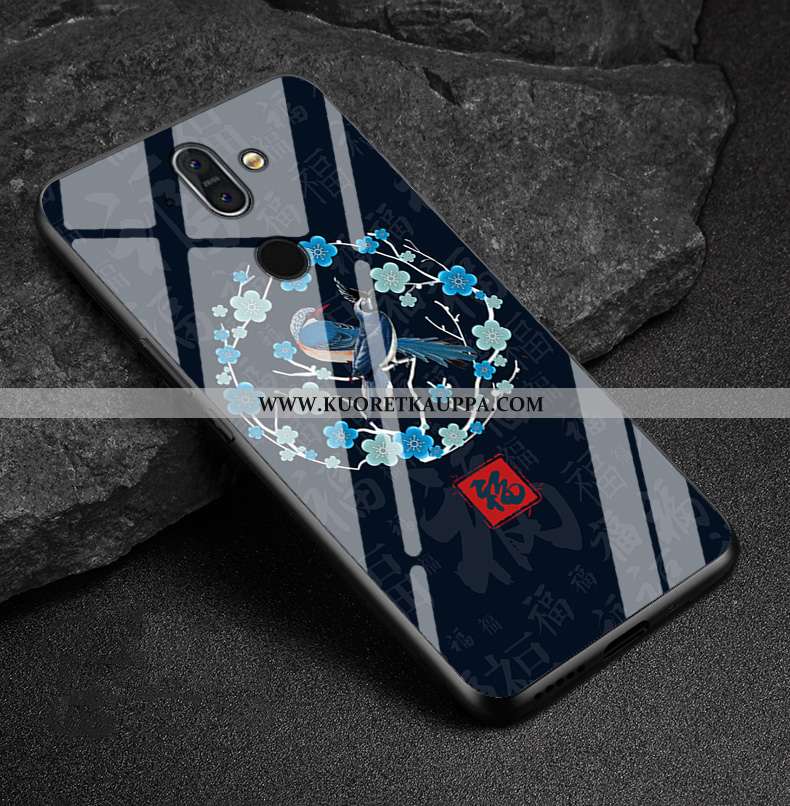 Kuori Nokia 8 Sirocco, Kuoret Nokia 8 Sirocco, Kotelo Nokia 8 Sirocco Luova Sarjakuva Punainen Puhel