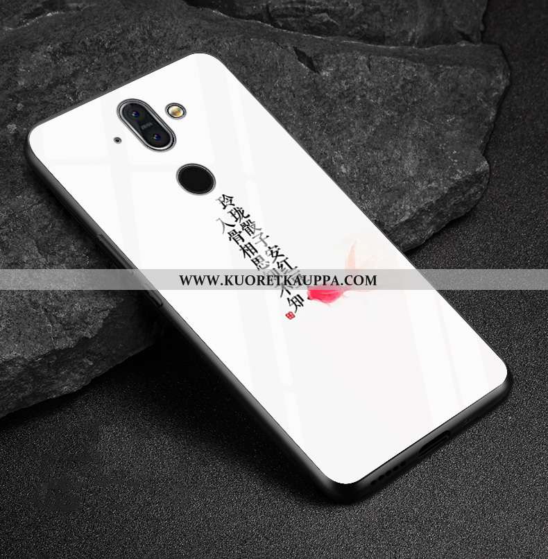 Kuori Nokia 8 Sirocco, Kuoret Nokia 8 Sirocco, Kotelo Nokia 8 Sirocco Luova Sarjakuva Punainen Puhel