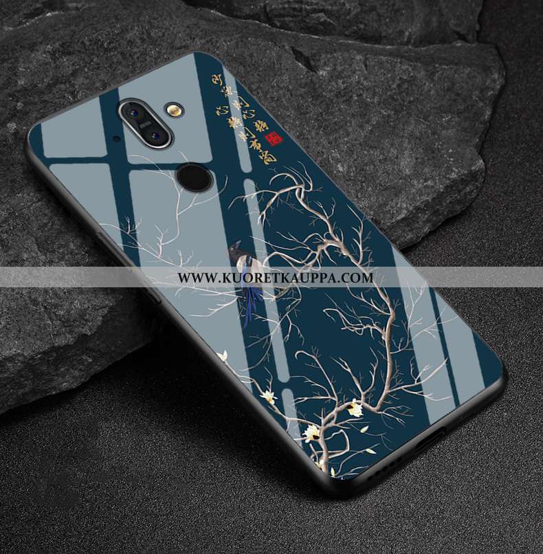 Kuori Nokia 8 Sirocco, Kuoret Nokia 8 Sirocco, Kotelo Nokia 8 Sirocco Luova Sarjakuva Punainen Puhel